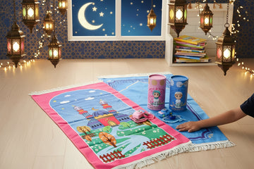Kids’ Educational Prayer Mat Set (Sajadah) - My Store