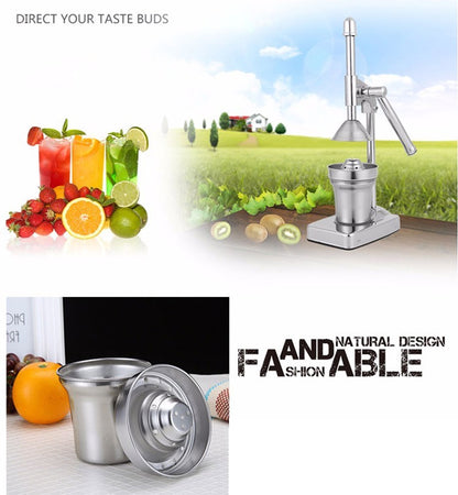 Stainless Steel Manual Citrus Juicer Press