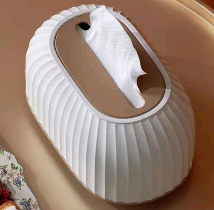 Light Luxury Tissue Box with Spring