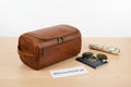 Premium Leather Hanging Toiletry Bag - My Store