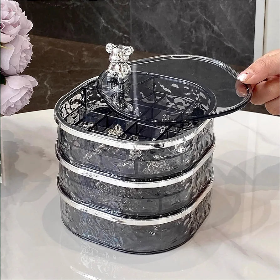 Rotating Jewelry & Accessory Organizer (3-Tier Swivel) - My Store