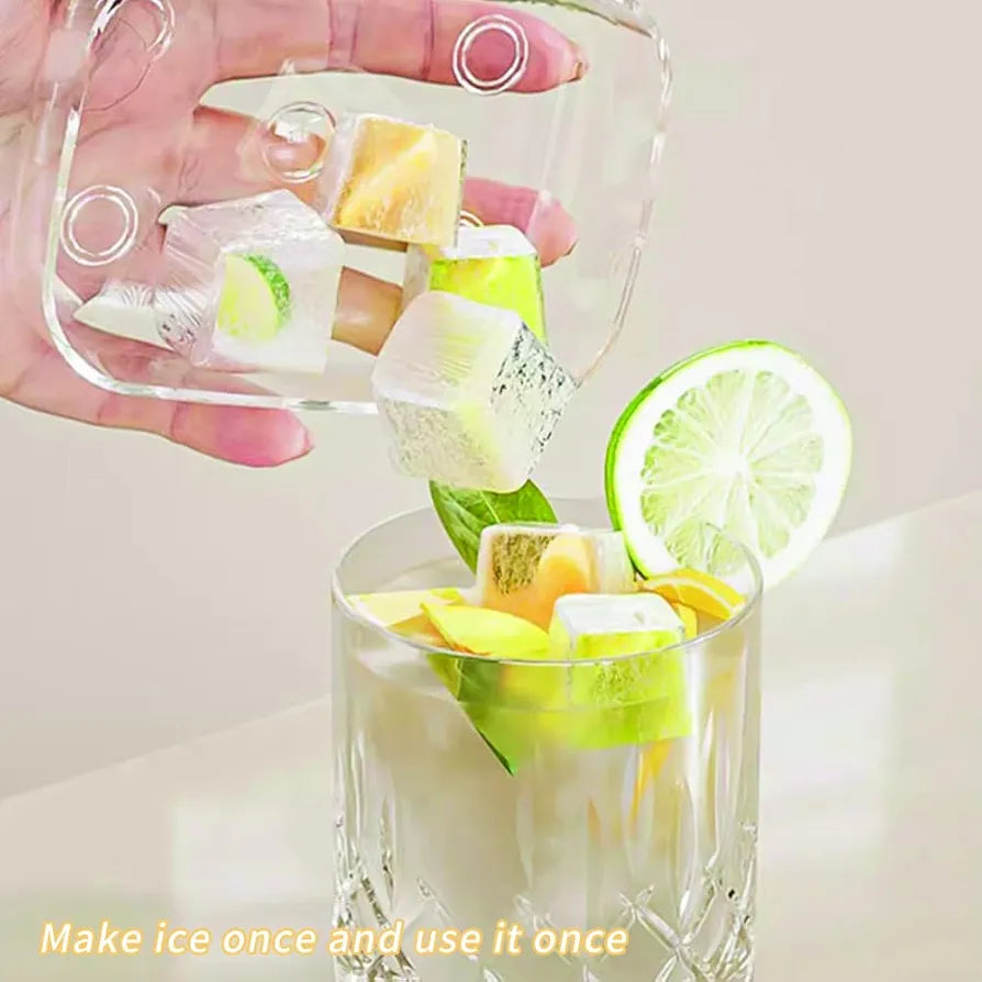 Mini 6-Grid One-Press Ice Cube Maker with Storage Box - My Store