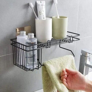 Wall-Mounted Metal Shower Caddy