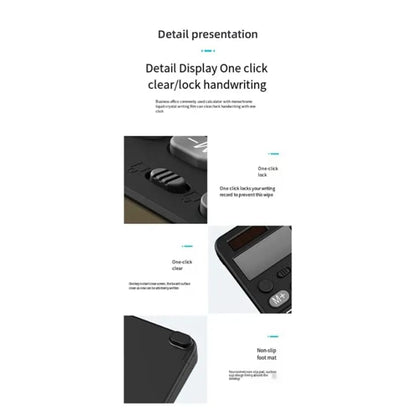 12-Digit Desktop Calculator with LCD Handwriting Notepad - My Store
