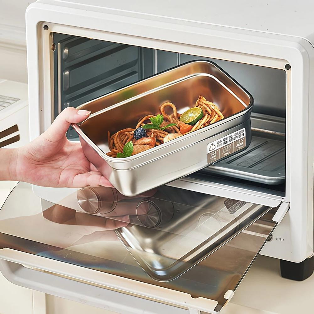Lock & Store Stainless Steel Food Container Set – 3 Pieces