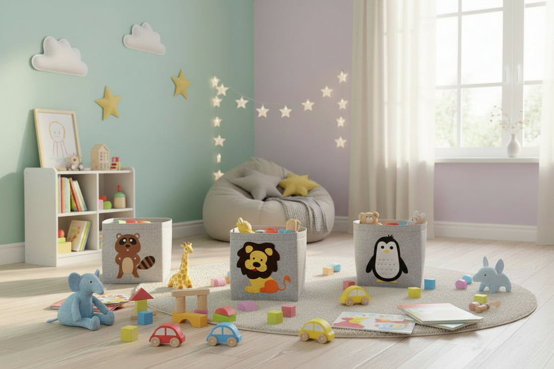 Foldable Felt Storage Box Kids Organizer Basket - My Store