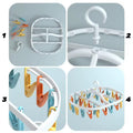 Multi-Clip Windproof Folding Drying Rack - My Store