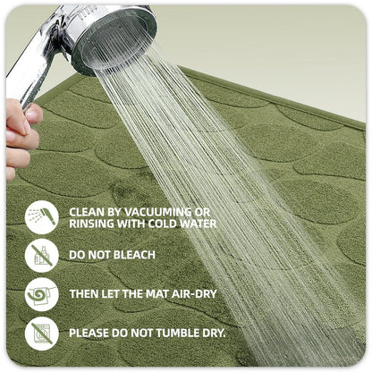 Pebble Stone Embossed Water Absorbent Anti-Slip Door Mat - My Store