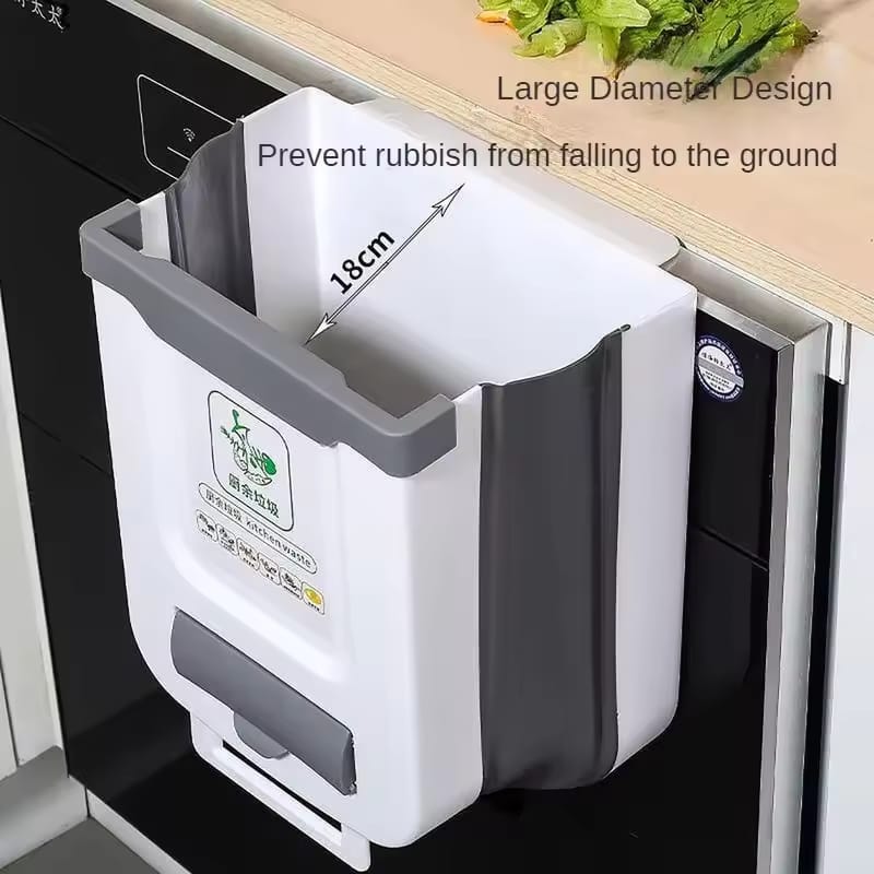 UrbanFold Wall-Mounted Folding Kitchen Trash Can - My Store