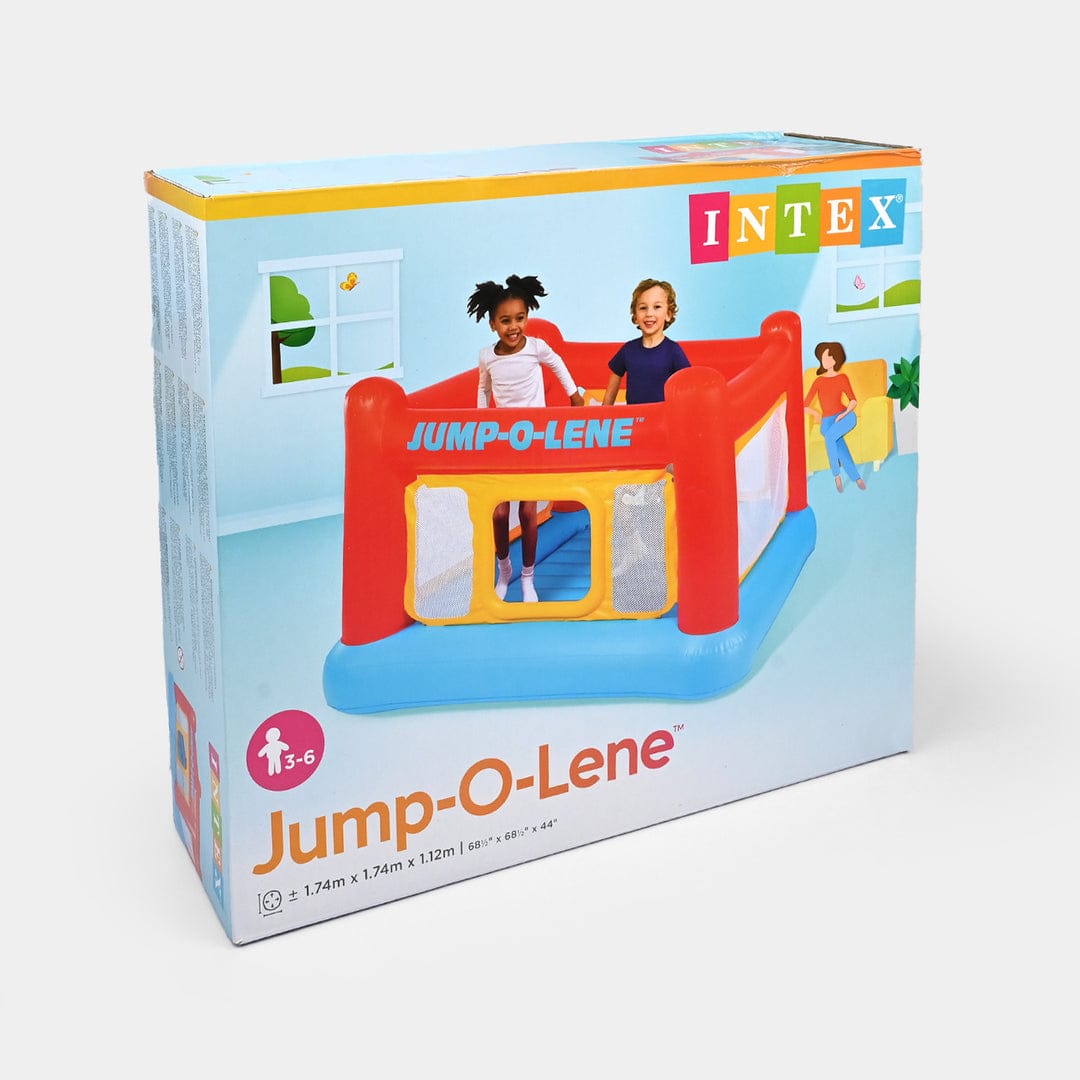 Intex Jump-O-Lene Inflatable Playhouse Bouncer – 5.7ft × 5.7ft