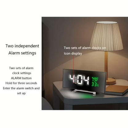 6.6-Inch Multifunctional LED Alarm Clock - My Store