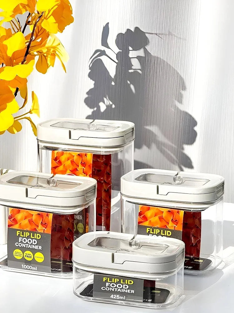 3-Piece Airtight Flip-Lid Container Set