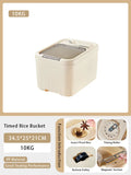 Timed Large-Capacity Rice & Grain Storage Container - My Store