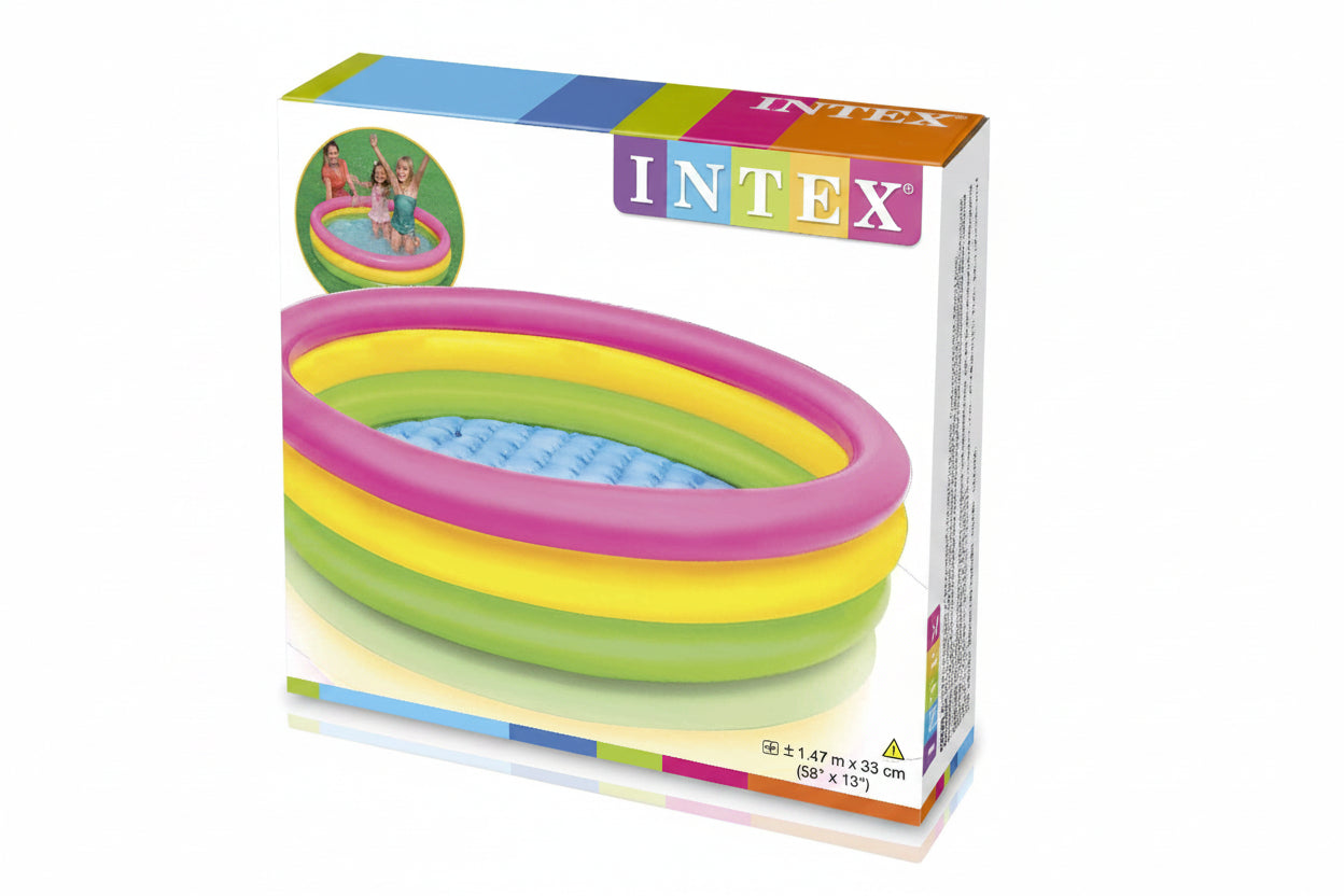 Intex Sunset Glow Inflatable Kids Pool (58" x 13")