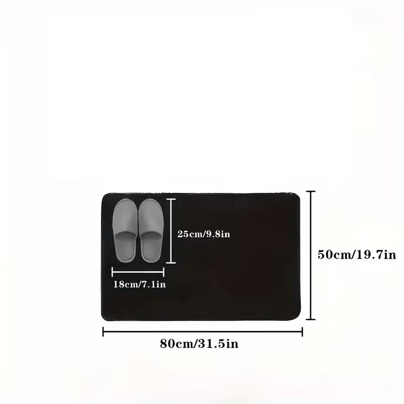 Modern Floral Ultra-Absorbent Non-Slip Floor Mat