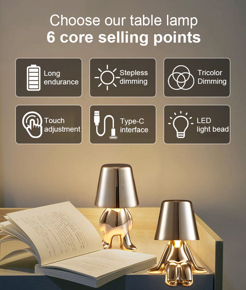 Little Golden Man Table Lamp