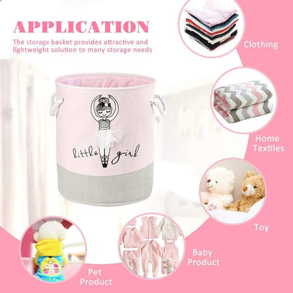 Ballerina Themed Collapsible Storage Bin - My Store