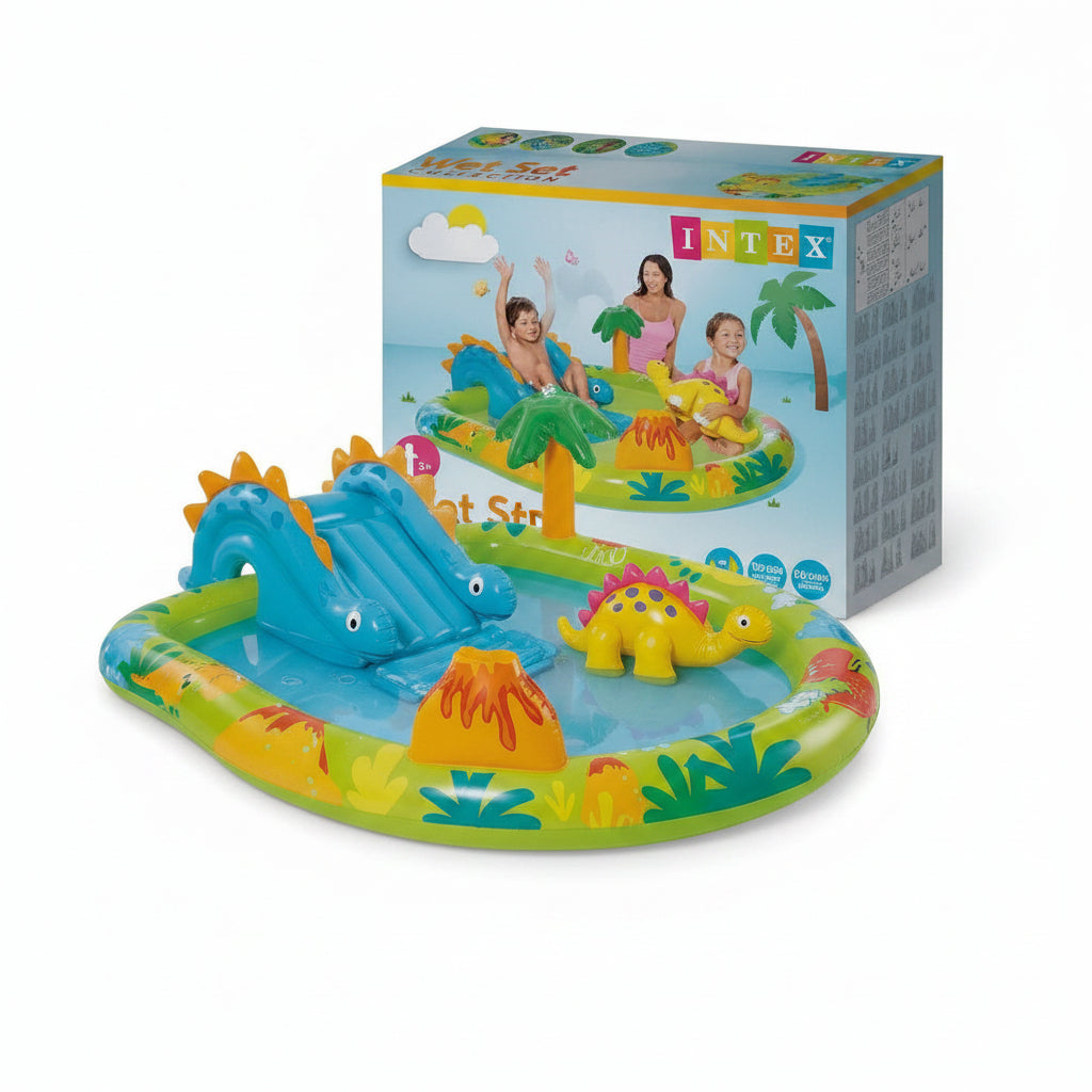 Intex Little Dino Dinosaur Play Center Pool for Kids – 6x5x2 FT