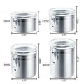 Airtight Stainless Steel Canister Set – 4 Pcs - My Store