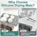Silicone Dish Drying Mat with Self-Draining Lip - My Store