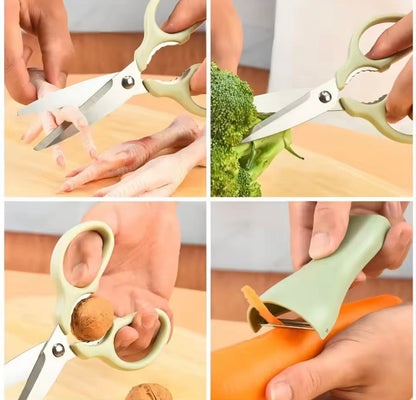 Multi-Functional 2-in-1 Kitchen Scissors & Peeler Set