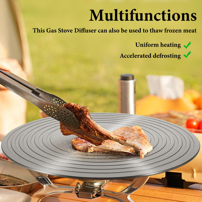 2-in-1 Gas Stove Heat Diffuser & Rapid Defrosting Plate | Cookware Protector