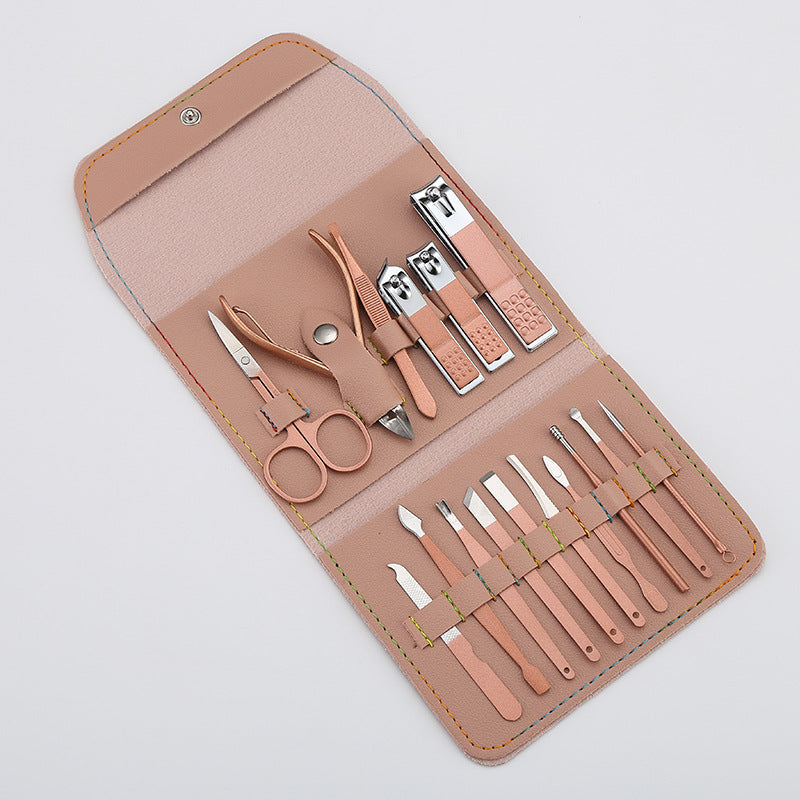 16pcs set Nail Cutter Set Stainless Steel Nail Clippers Set - My Store