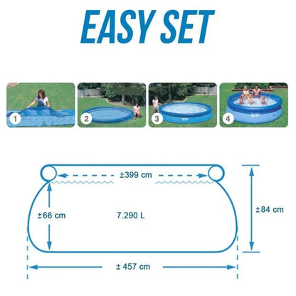 INTEX® Easy Set Inflatable Swimming Pool (457 × 84 cm)