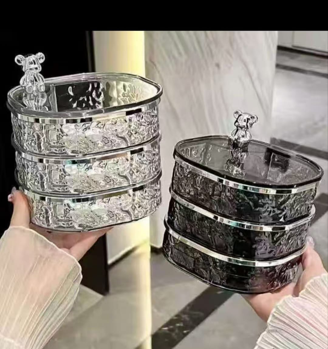 Rotating Jewelry & Accessory Organizer (3-Tier Swivel) - My Store