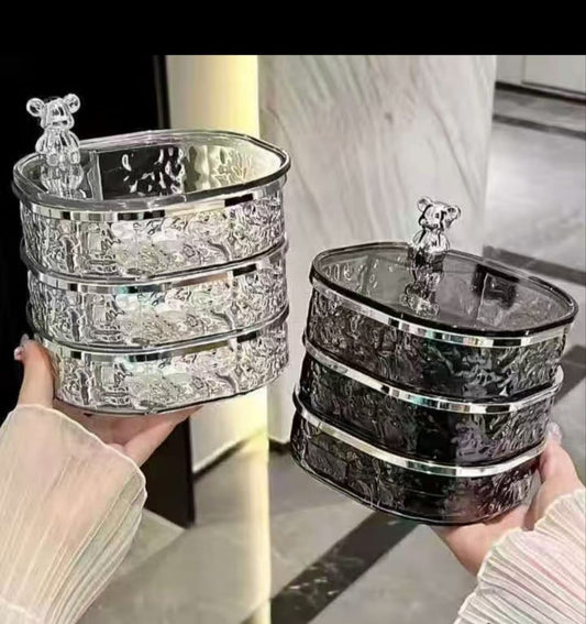Rotating Jewelry & Accessory Organizer (3-Tier Swivel) - My Store
