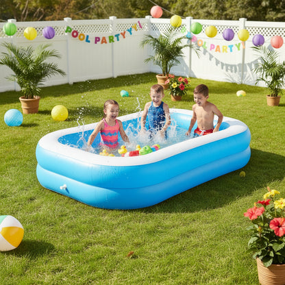 INTEX Swim Center Family Inflatable Pool (103" x 69" x 22")