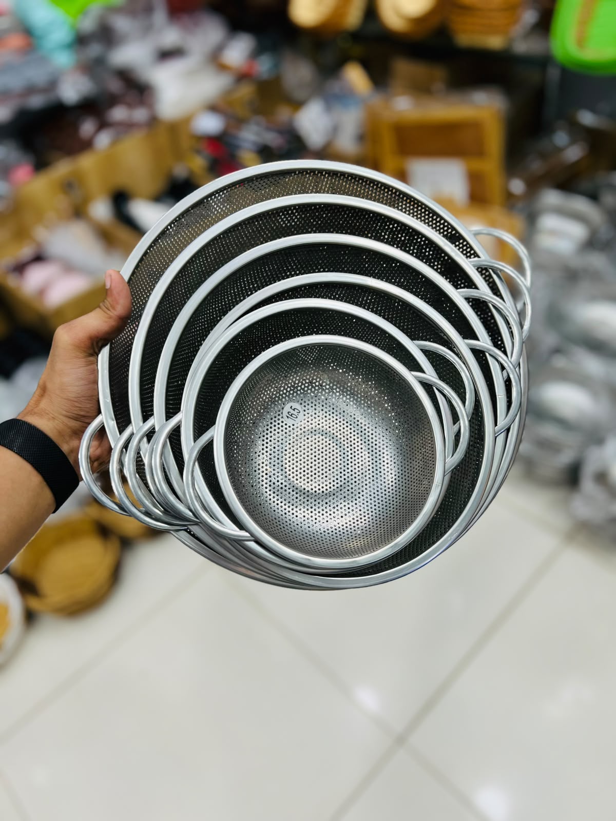 Premium Stainless Steel Colander & Strainer Set (6-Piece)