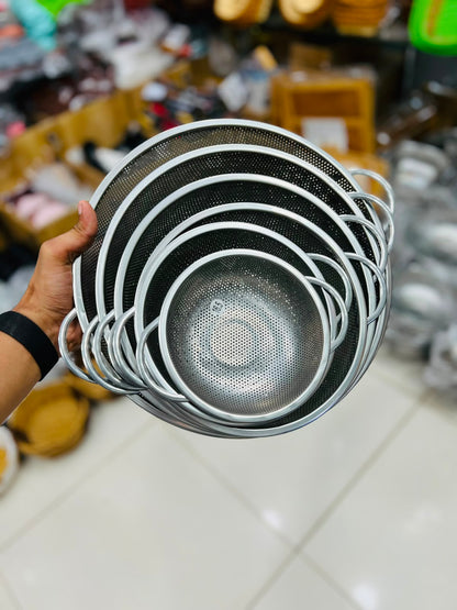 Premium Stainless Steel Colander & Strainer Set (6-Piece)