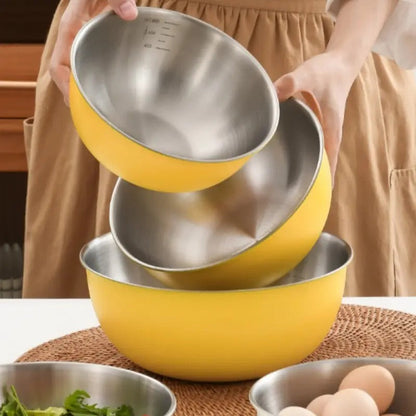 Premium Stainless Steel Nesting Mixing Bowls