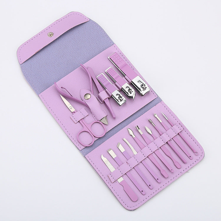 16pcs set Nail Cutter Set Stainless Steel Nail Clippers Set - My Store