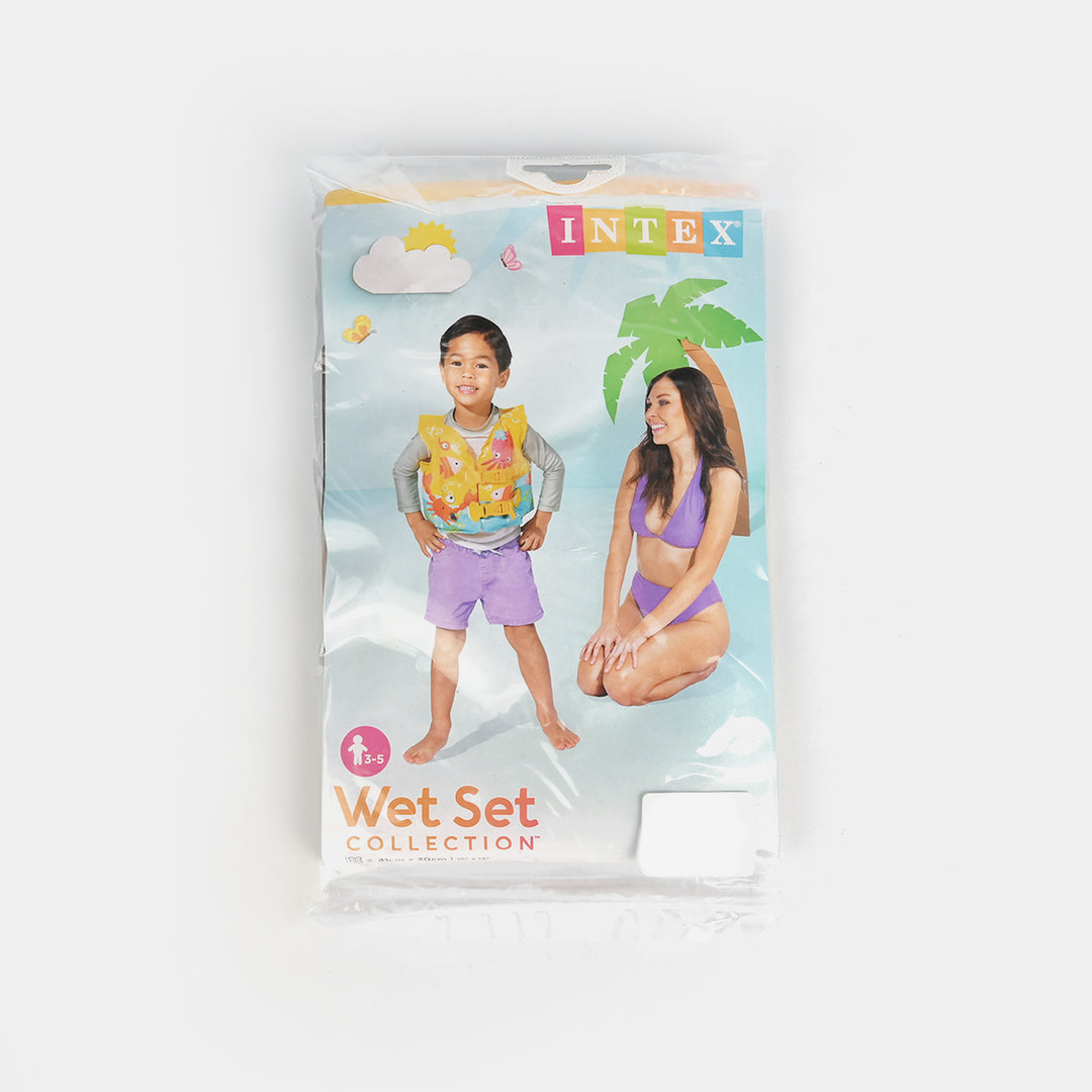 Intex 59661 Tropical Buddies Inflatable Swim Vest for Kids (Ages 3–5)