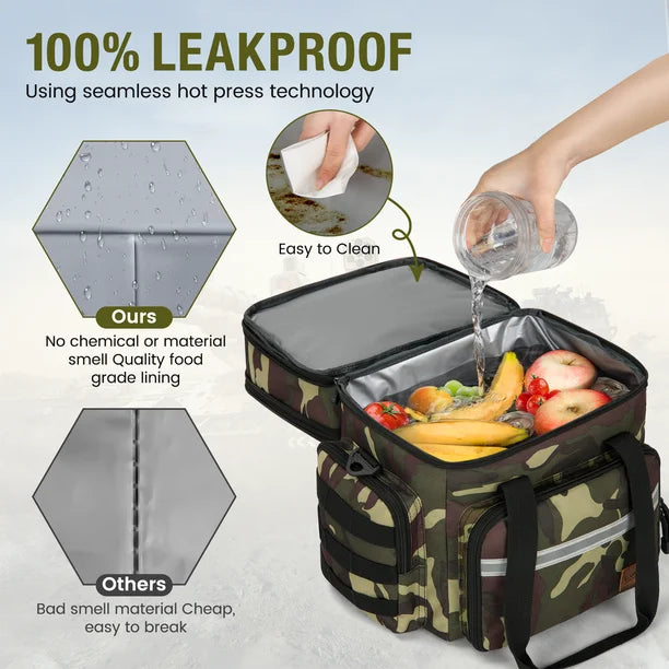 2 Layer Tactical Outdoor Picnic Lunch Bag - My Store
