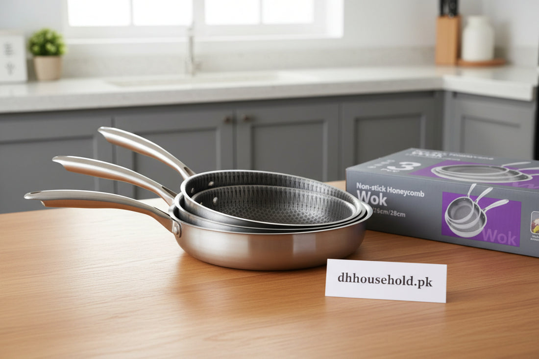 Honeycomb Frypan 3-Piece Set - My Store