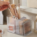 Acrylic Cotton Pad & Bud Organizer Box with Lid - My Store