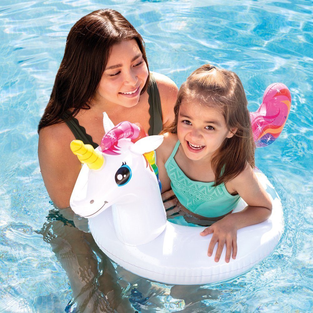 INTEX Unicorn Inflatable Beach Swim Ring for Kids