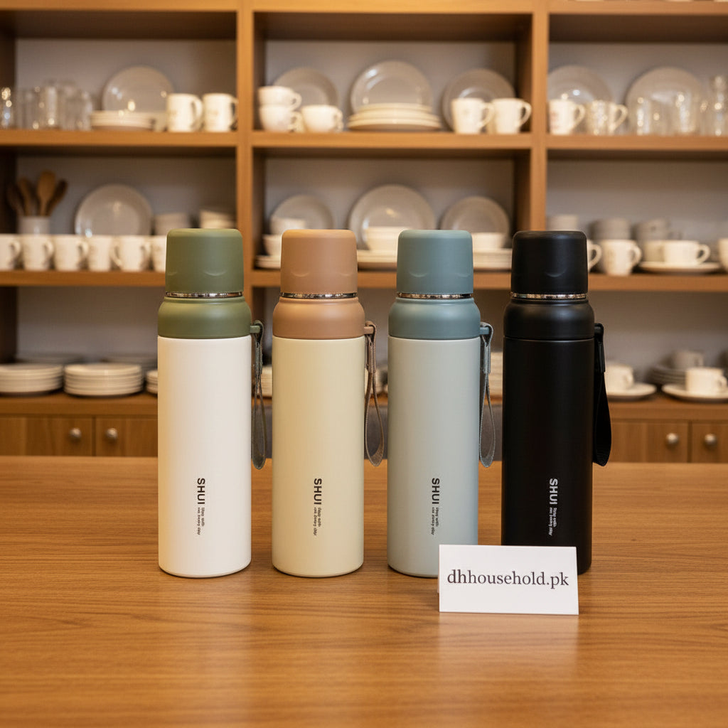 SHUI Premium Insulated Vacuum Flask – 600ml - My Store