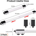 Heavy Duty Adjustable Appliance Rollers (Set of 2) - My Store