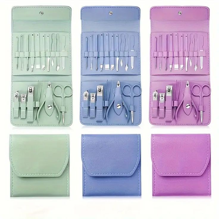 16pcs set Nail Cutter Set Stainless Steel Nail Clippers Set - My Store