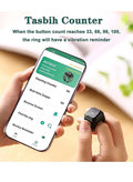 Smart Tasbeeh Ring (20mm) – Digital Zikr Counter with Prayer Reminders - My Store