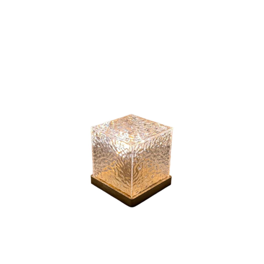 Night Light Flame Crystal Lamp