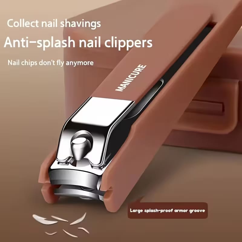 8-Piece Professional Splash-Proof Manicure & Pedicure Set