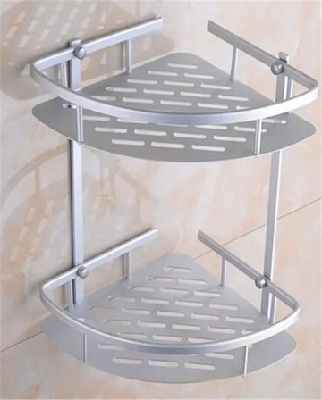 Aluminum Wall Corner Shelf – Kitchen & Bathroom