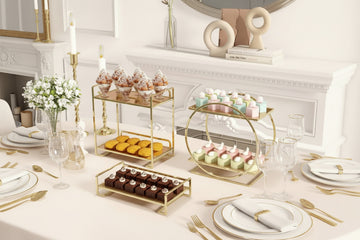 Elegant 2-Tier Multipurpose Display Rack - My Store