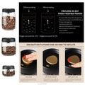 Premium Press-Button Vacuum Sealed Glass Jar - My Store