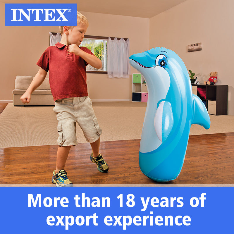 INTEX 3-D Bop Bag Kids Inflatable Punching Toy